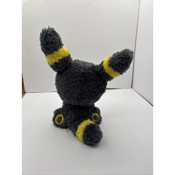 Sekiguchi Moko Umbreon Blackie Fluffy Plushie 11" Made In China - Picture 7 of 13